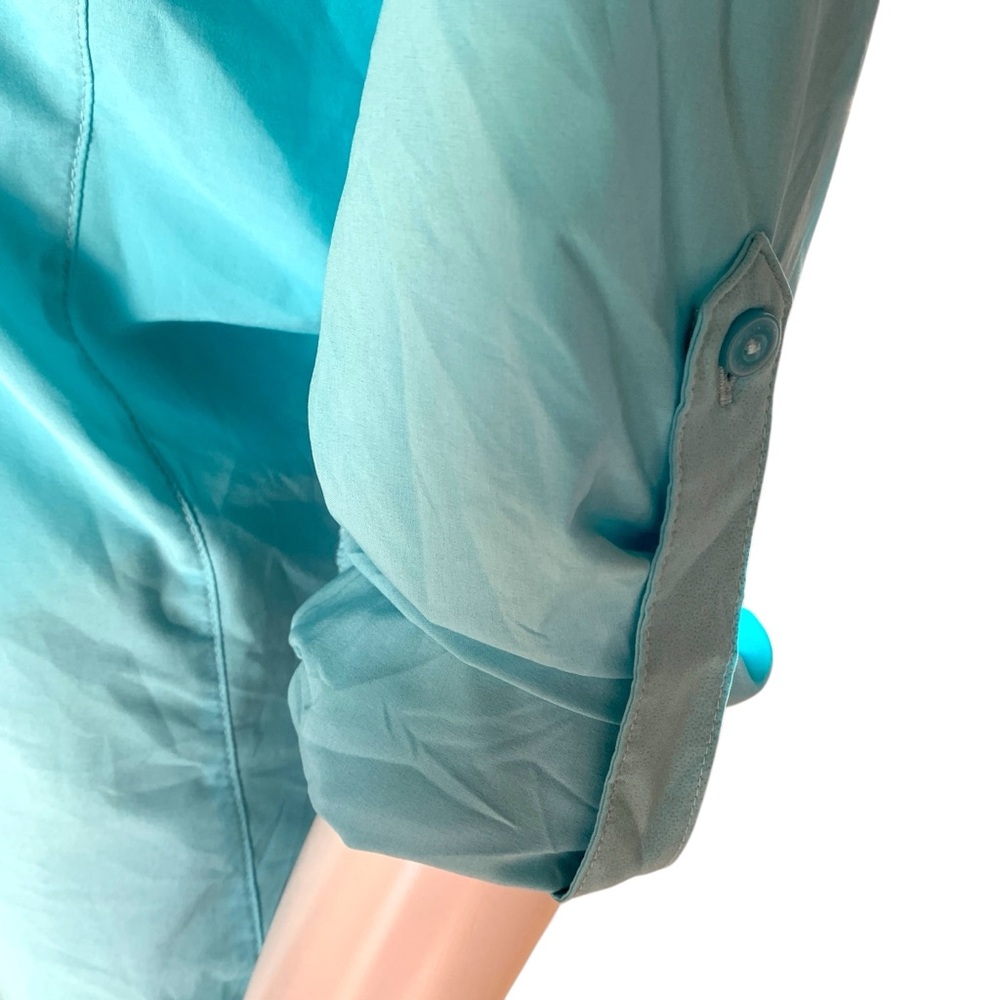 Ariat VentTEK Turquoise Performance Shirt M - Picture 5 of 9